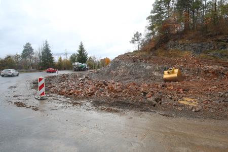 GRADNJA KOLESARSKE STEZE IN REKONSTRUKCIJA CESTE GRAHOVO BLOČICE 06 FOTO LJUBO VUKELIČ